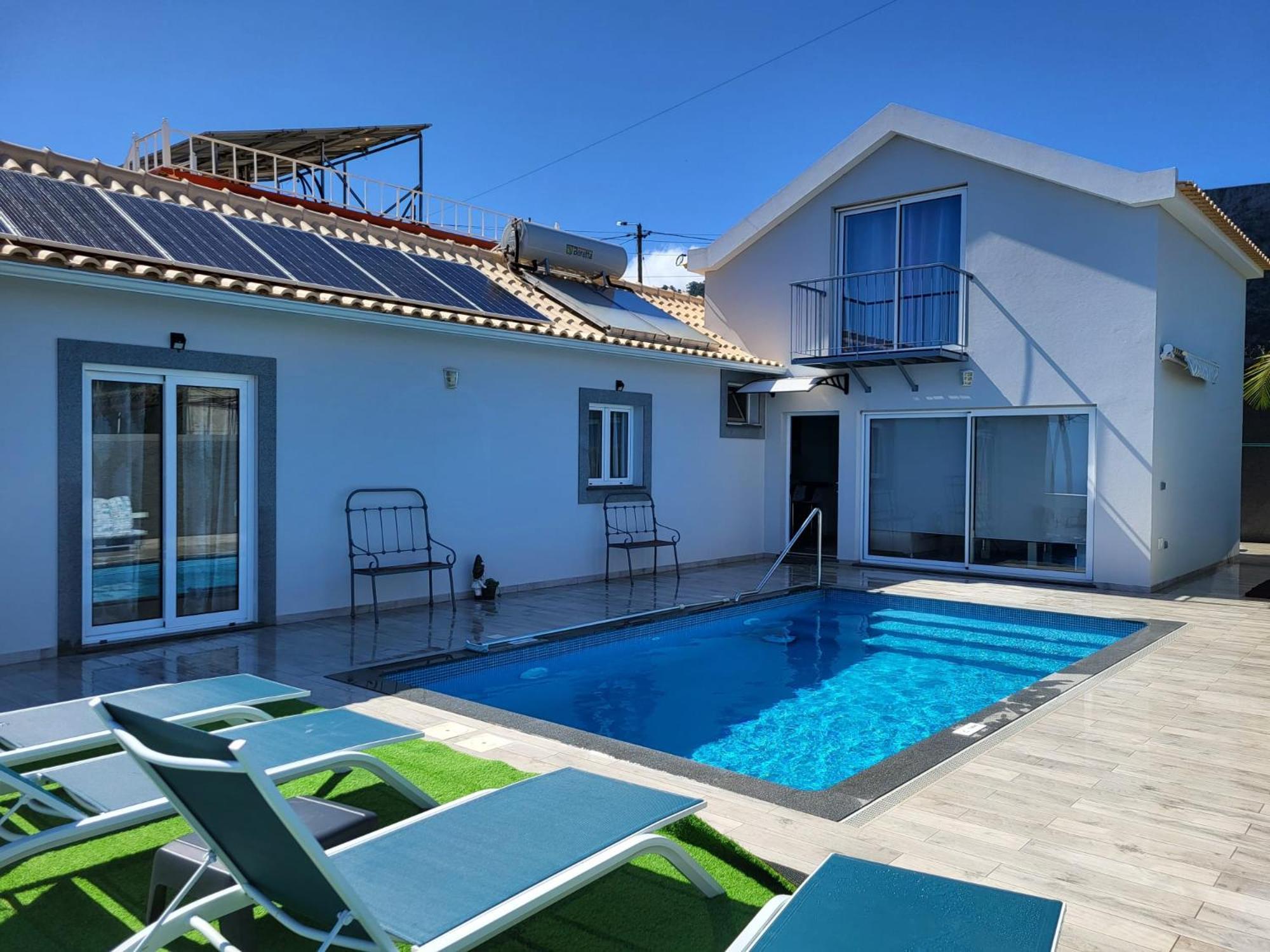Vila Castro Estreito Da Calheta Bagian luar foto